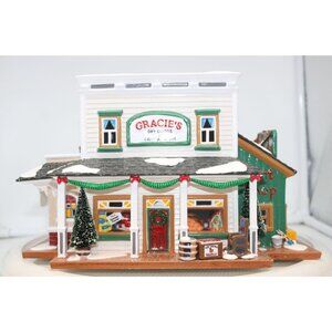 Dept 56 Snow Village Village - Gracie's Dry Goods & General Store
